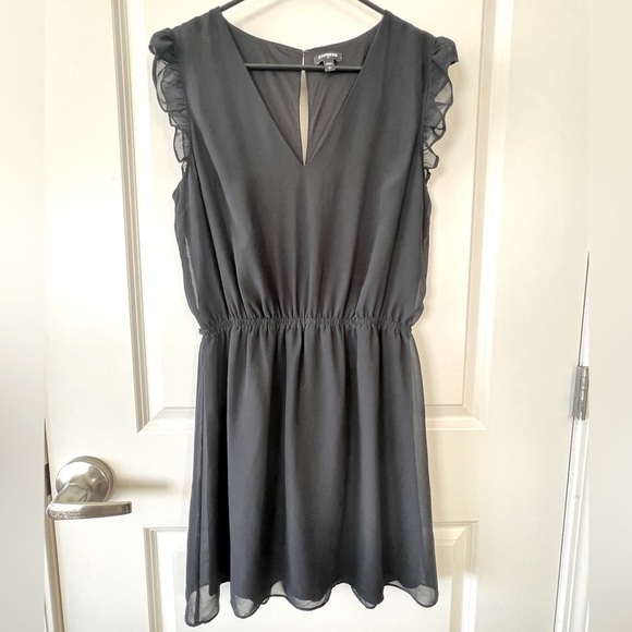 Express Women’s Dress Size Large Black - Picture 1 of 6